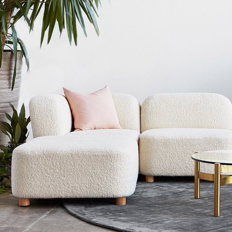 Circuit Modular 3-Pc Sectional, Huron Ivory Performance