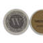 Ensemble de 4 sous-verres en grès naturel Lettre monogramme-1488586259