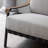 Outdoor Sofa Aluminum Frame Bamboo Rattan 90.55'' Wide Rectangle Patio Sofa with Cushions