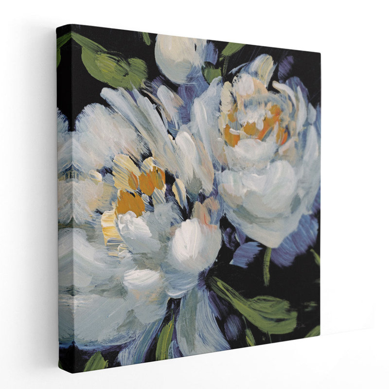 Peony Season II - reproduction d'art sur toile, H 12 po x l 12 po