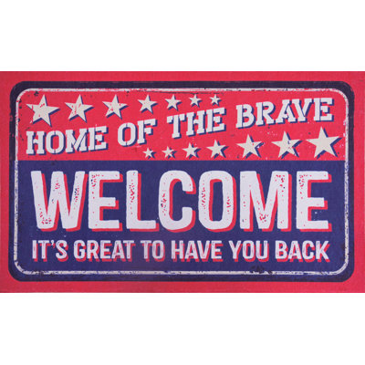 Kalamunda Non-Slip Independence Day Doormat