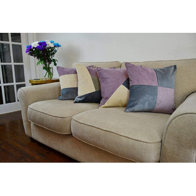 Patchwork Square Cushion Cover