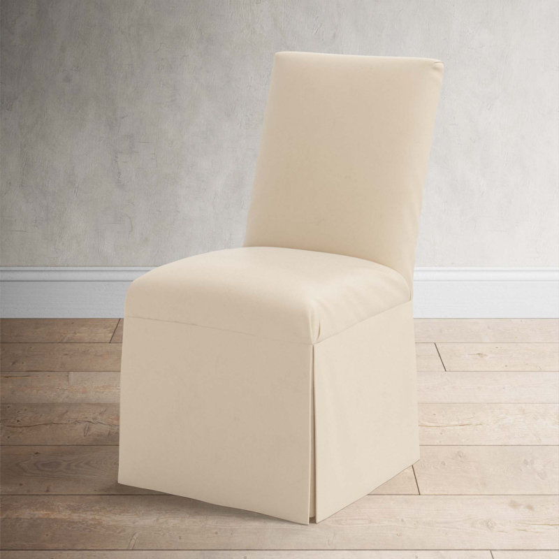 Chaise Ivsons Parsons, Velours performance perle classique