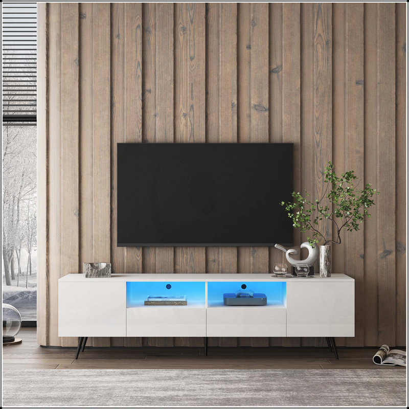 Meuble télé, Blanc