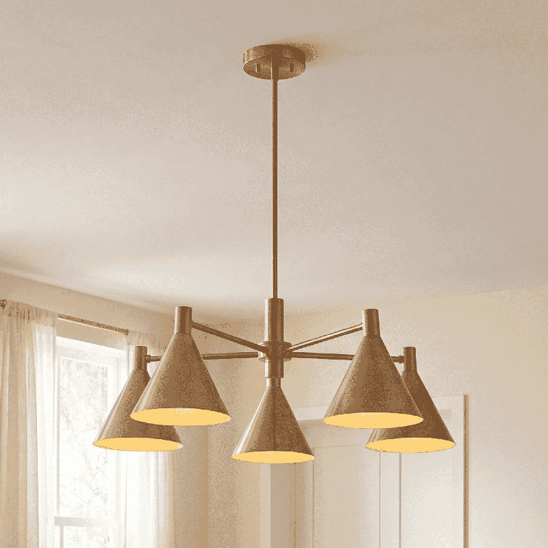 Moderne 5-Light Chandelier