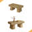 Wooden Dining Table,Rectangular Center Table,Spacious Coffee Table