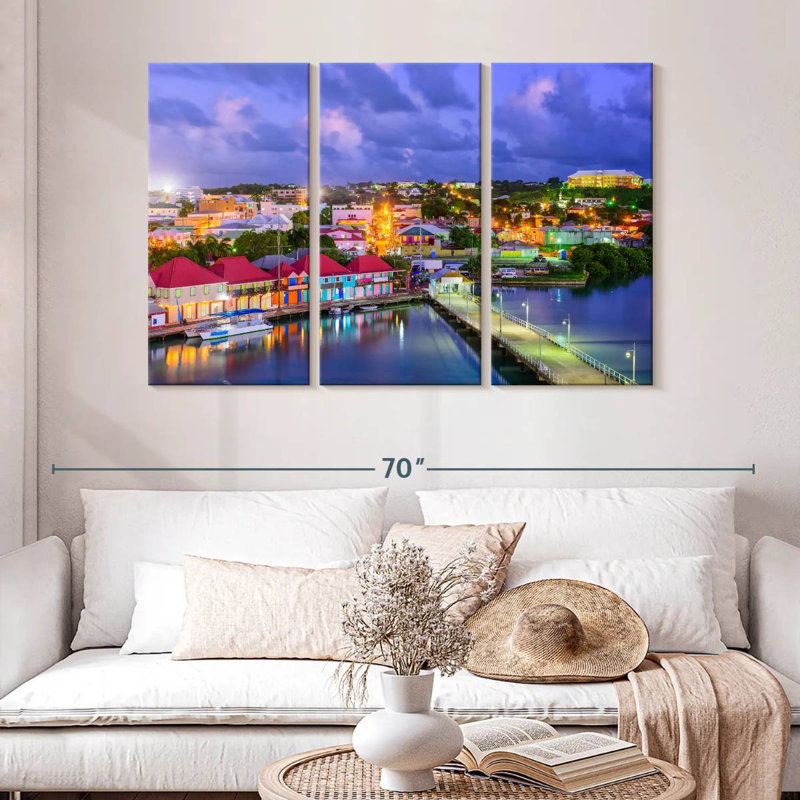 Nicci St. John's Skyline, 32" H x 50" W