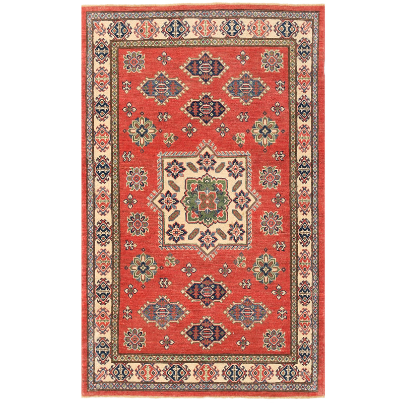 Tapis en laine teint à la main Kazak