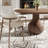 Round Solid Wood Pedestal Dining Table-114220730