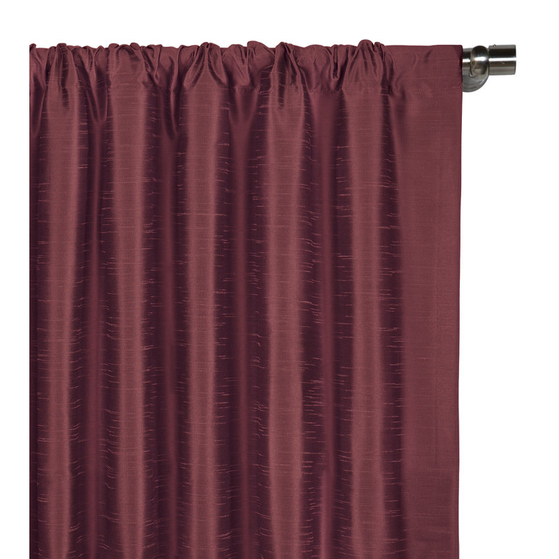 Edris Room Darkening Curtain, Fog, 48" x 84"