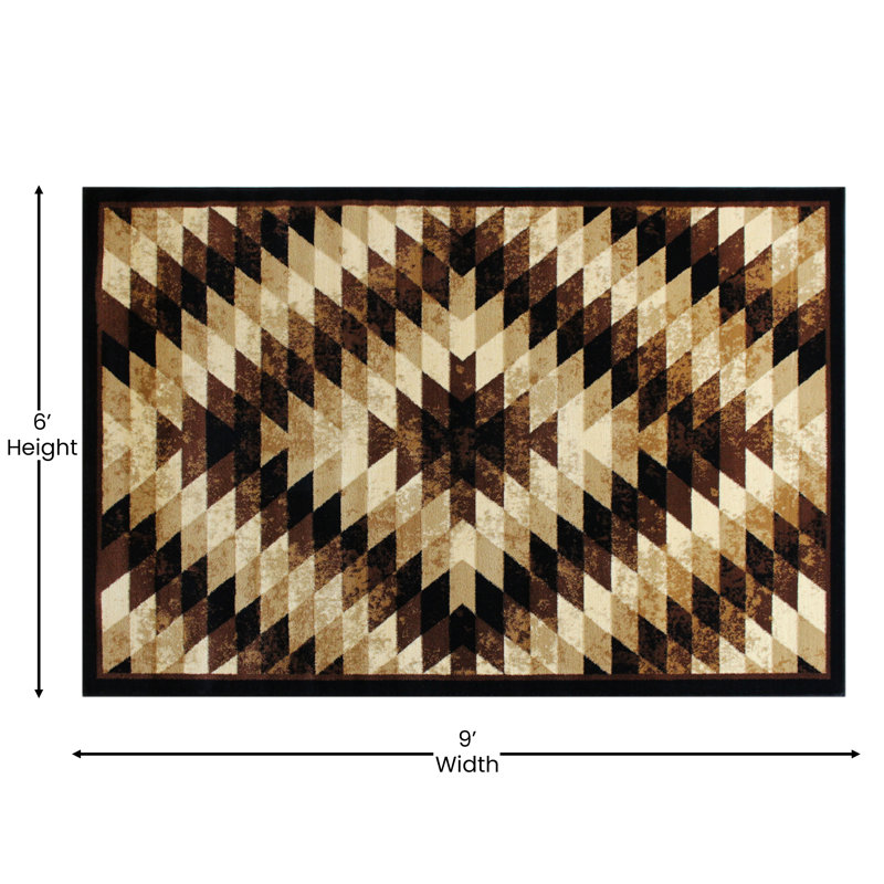 Tapis intérieur Akwasi, Rectangle 6 pi x 9 pi