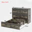 Lit escamotable multifonctionnel pliable avec station de charge et 1 grand tiroir de rangement-293981340-293981331