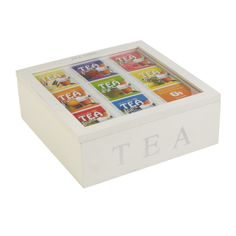 Symple Stuff Wood Tea Box