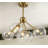5 - Light Glass Globe Flush Mount Ceiling Light