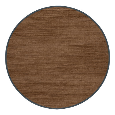 Machine Washable Solid Brown Area Rug