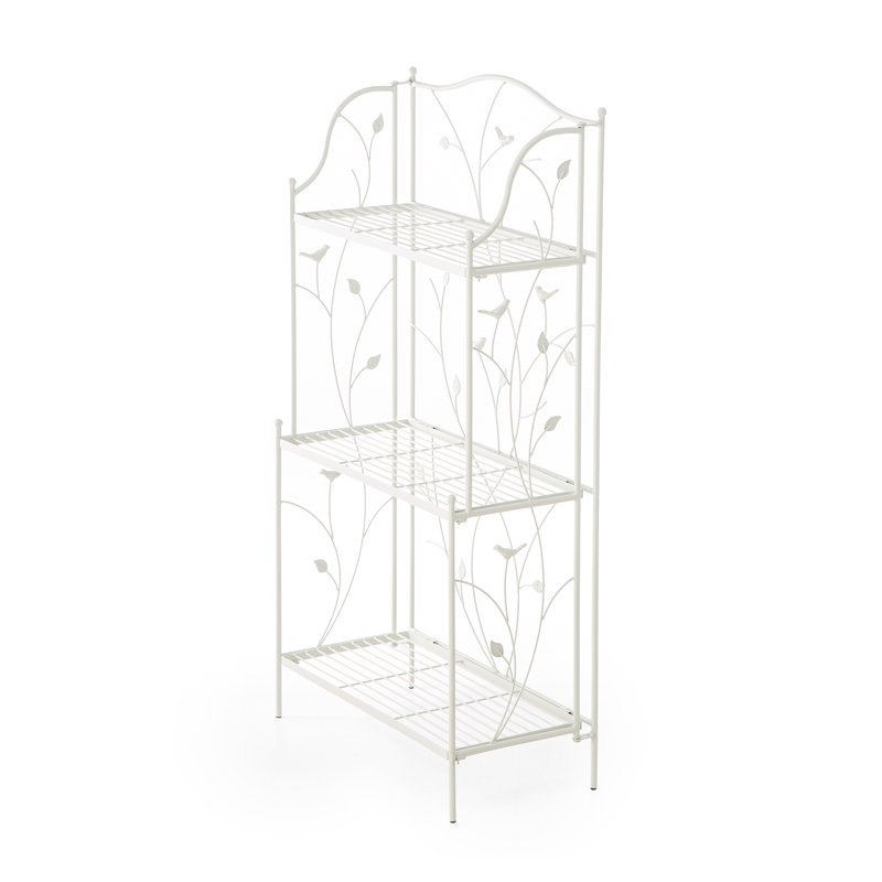 Support pour plante Alkesh, Blanc mat