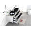 Lavabo vasque de salle de bain noir mat de 14 po - Installation au-dessus du comptoir, Scratch, drainage rapide de l'eau 24 po x 14 po, hygiénique, lisse,-16736720