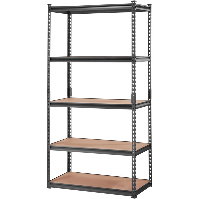 Mariapaula Steel Height -Adjustable Shelving Unit, 72" H x 36" W x 18" D