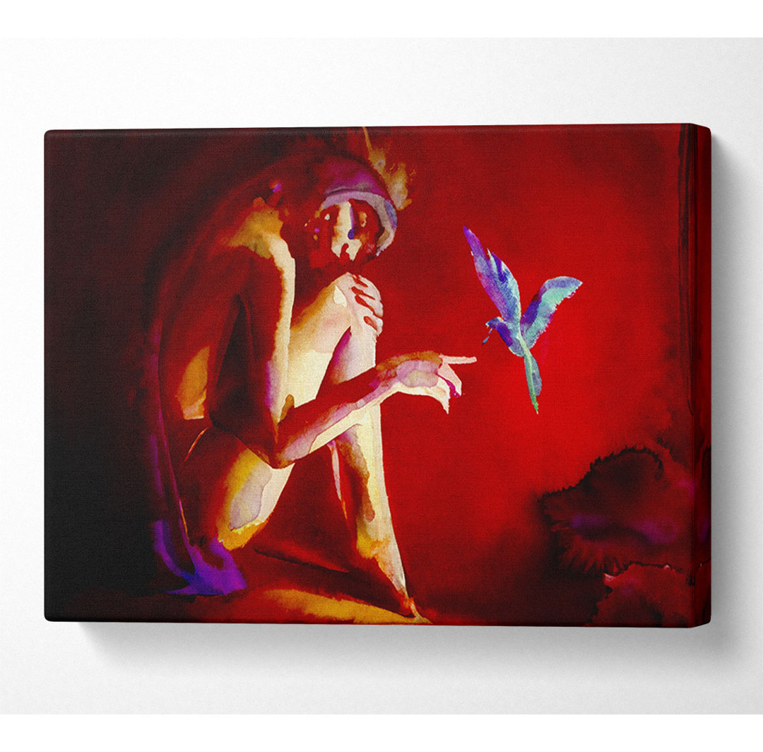 Fairy Bird - Kunstdrucke auf Leinwand - Wrapped Canvas