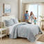 Ensemble de courtepointe surdimensionnée South Meline Fine Linens Pure Melody-811666079-811666078