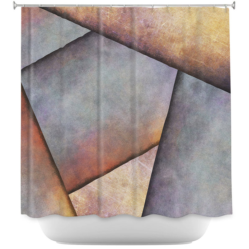 Geometric Shower Curtain