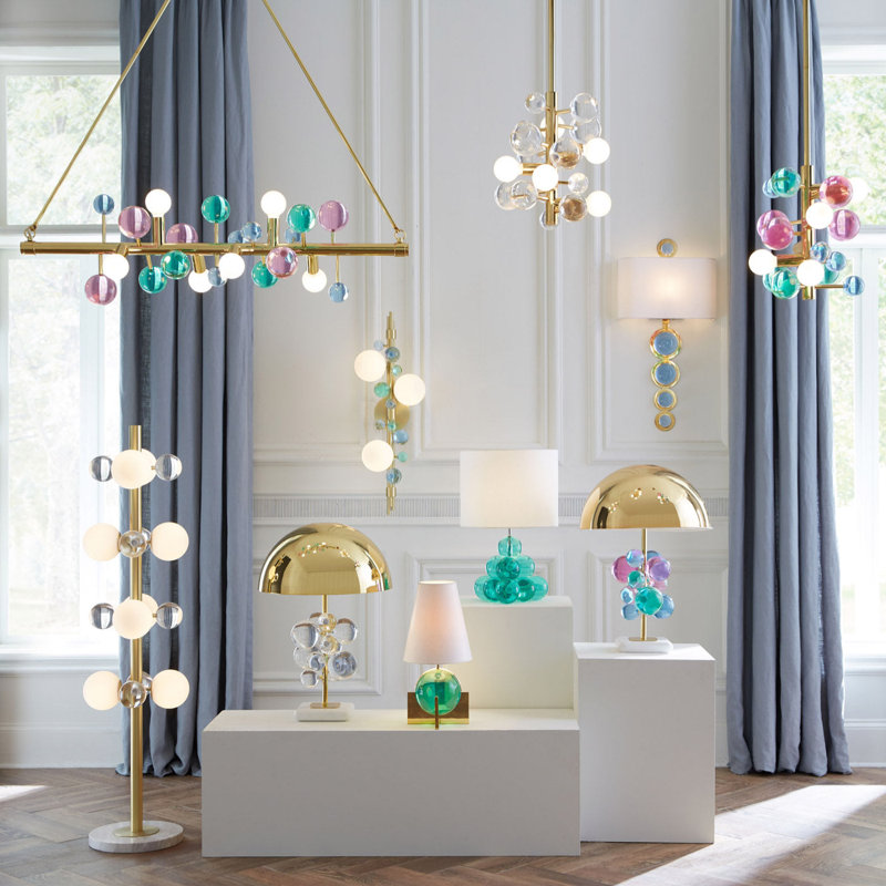 Globo 5 Light Chandelier, Clear