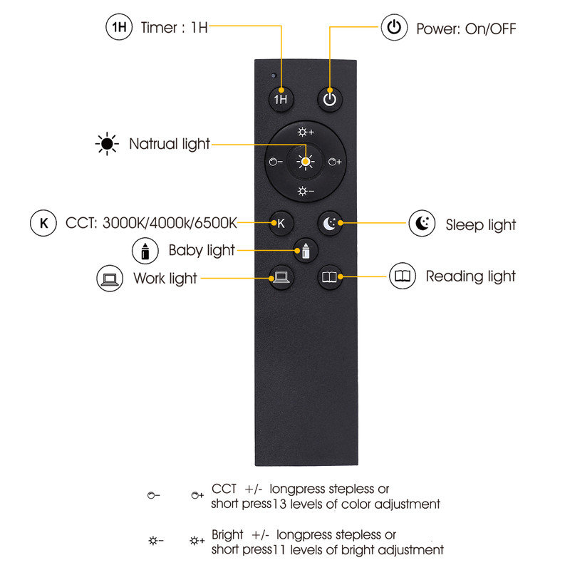 Nussey Black LED Task Floor Lamp
