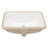 Ceramic Bathroom Sink With Overflow - Undermount, Modern, Sleek For Different Locations 19.7X14 Undermount Stain , Smooth Multiple Spaces