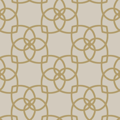 Dazzling Dimensions Geometric Metallic Wallpaper Double Roll