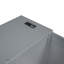 Lit de jour simple avec rangement pour outils, lit gigogne, gris - Construction en bois massif-414607835