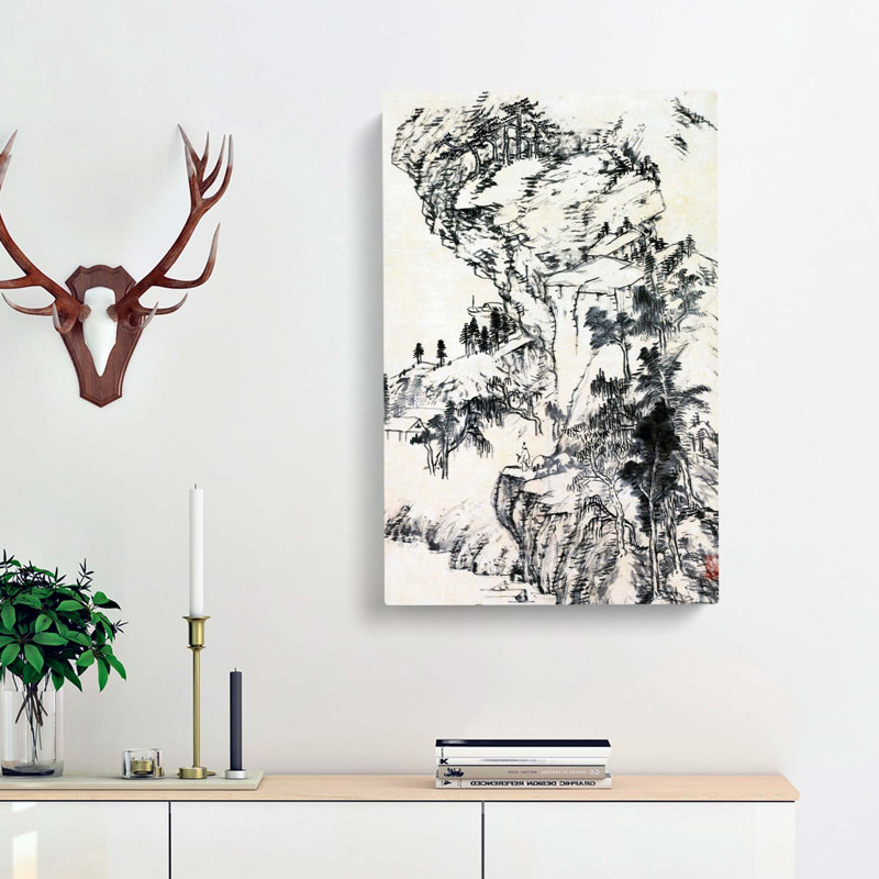 Landscape View by Bada Shanren - Wrapped Canvas, 60cm H x 40cm W x 3cm D