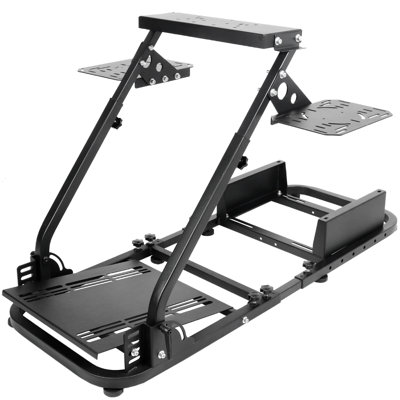 Support de jeu de vol et support de simulateur de course compatible avec Logitech Thrustmaster Saitek nid d'abeille, volant pédale Shifter Simulateur de vol, siège, clavier non inclus