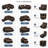 Waldorf 84.6" 5-Seat L-Shaped Sectional Sleeper Sofa With Pull-Out Bed & Storage-129100775