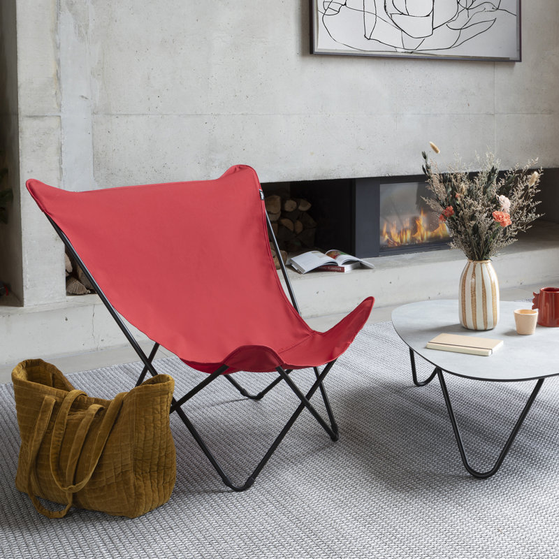 Lafuma Pop Up XL Folding Camping Chair Peregrin, Red, Black