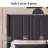 Upholstered Bed with Vertical Channel Tufted Headboard & 22" Footboard-1126335014-1126335015