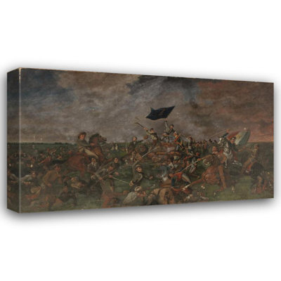 "The Battle of San Jacinto" by  Henry Arthur Mcardle - Gallery Wrap Canvas Wall Art