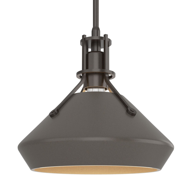 Henry with Chamfer Pendant, Oil Rubbed Bronze, Dark Smoke
