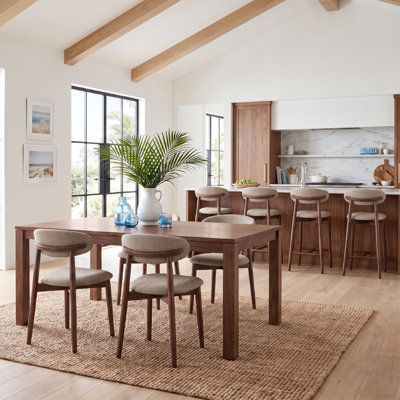 COLAMY NOYA 8-Piece Dining Chair & Counter Height Bar Stool Set