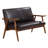51.2'' Faux Leather Settee
