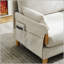 Canapé-lit inclinable pliable, convertible 3 en 1, au design moderne du milieu du siècle, idéal pour les petits espaces, comprend trois oreillers.