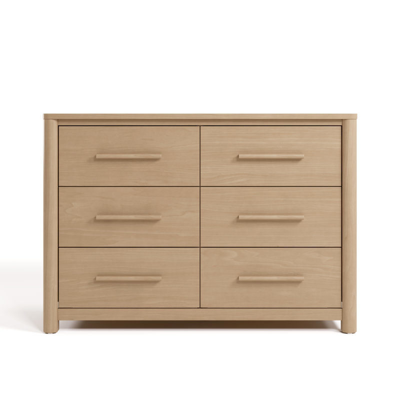Commode 6 tiroirs Malta, Bois flotté