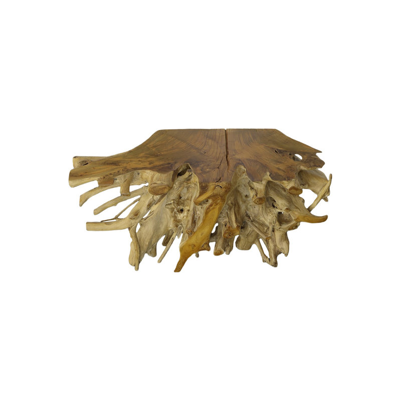 Console en bois massif brun naturel Origins