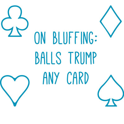 Décalcomanie murale balles de bluffing prend