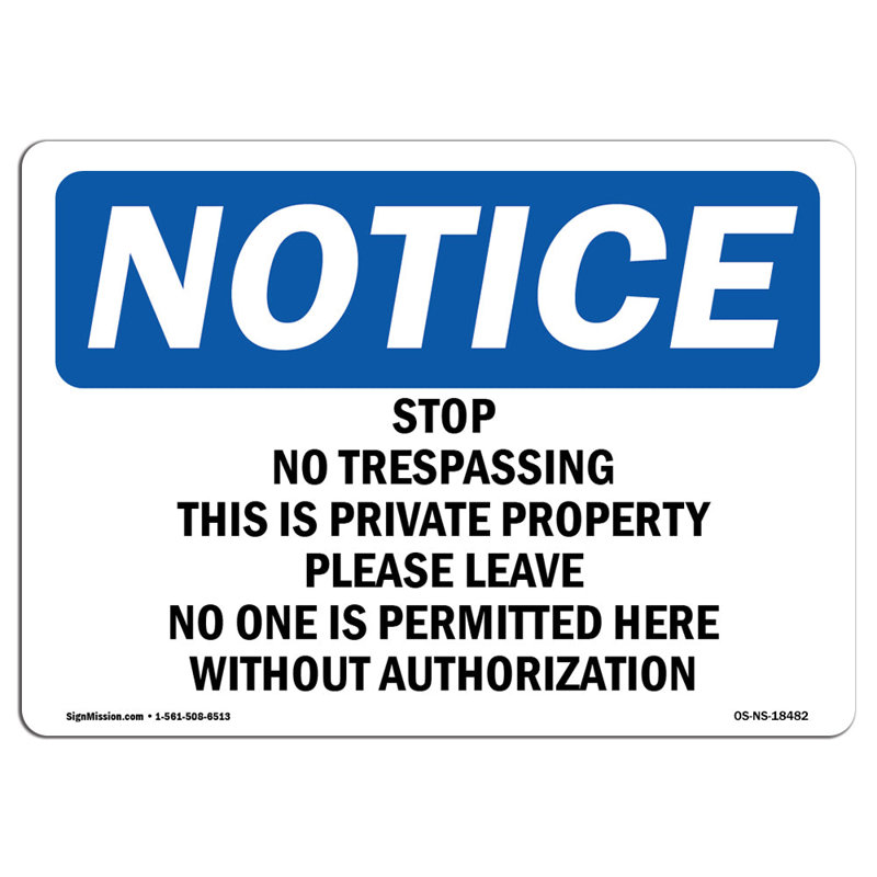 «Stop No Trespassing This is Privé»