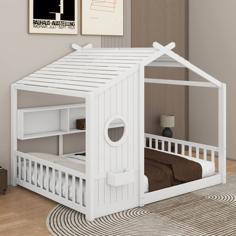Lit double pleine grandeur, Blanc