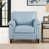 Blue Genuine Leather