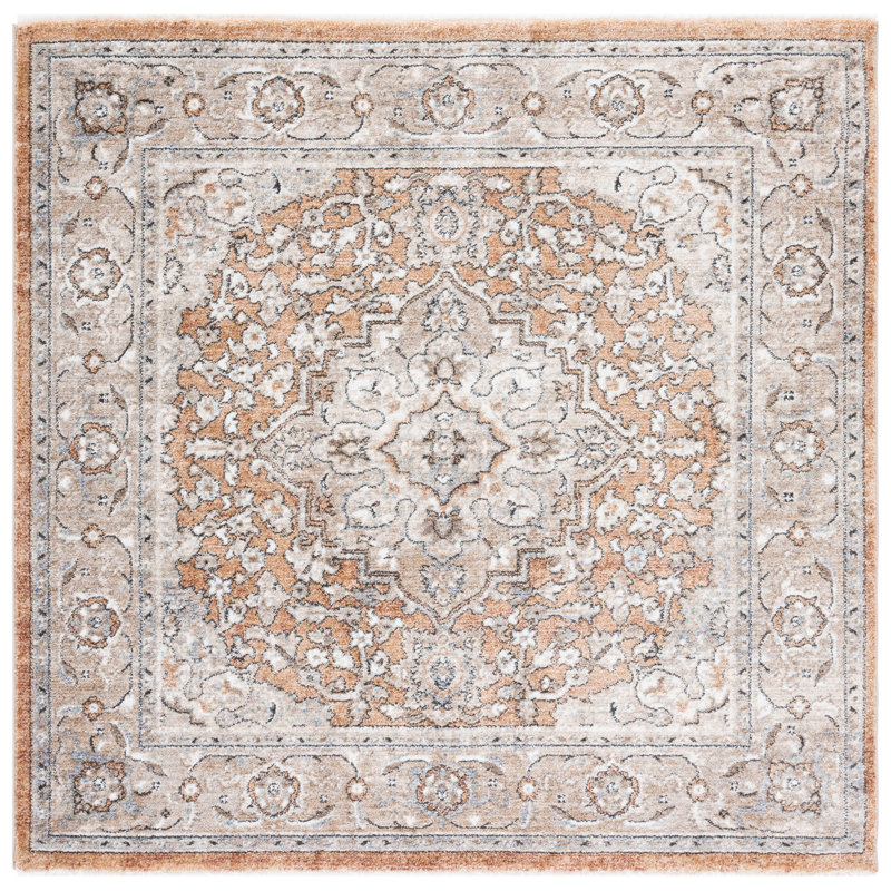 Tapis oriental performance Jacomine, Carré 5 pi 3 po