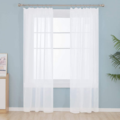 Hookstown Sheer Curtain Pair