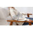 27.4" W Solid Wood Armchair with Tear-Resistant Fabric-1485437452