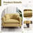 Aldora 47'' W Oversized Armchair Accent Chair Deep Seat Single Sofa Accent Chair with Waist Pillow-2146707226